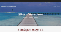 Desktop Screenshot of liduse.cz